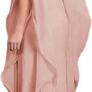 Grecian Evening Gown - Dusty Pink